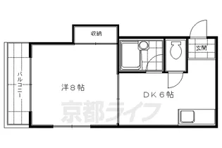 メゾン桃栄【205号室】の間取り