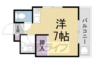 ハイム桃山【306号室】の間取り