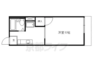 アンクレール【102号室】の間取り