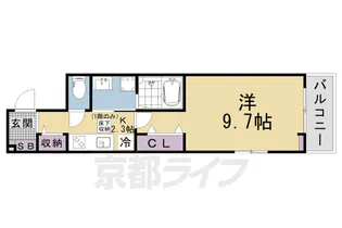 サニーサイド・レオ【1階】の間取り