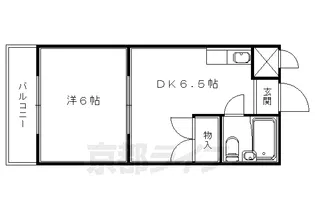 エクセル竹田【206号室】の間取り