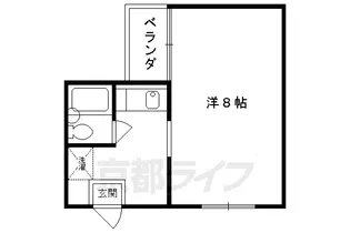 アメニティ桃山【403号室】の間取り