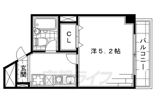 京都府京都市伏見区鍋島町【マンション】の間取り