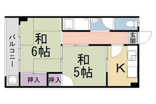 第一住田屋ビル【403号室】の間取り