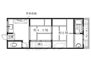 コーポ登【103号室】の間取り