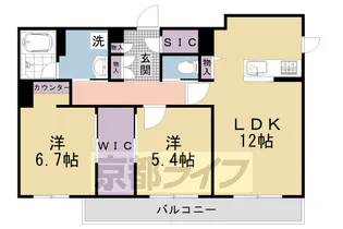 プラムベース【301号室】の間取り
