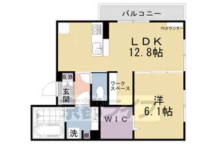 M’sハイツ千本三条【2階】の間取り