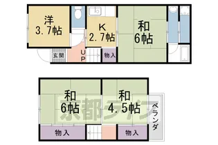 京都府京都市山科区音羽八ノ坪【一戸建】の間取り