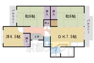 広沢市営住宅 若者子育て応援住宅 こと×こと【2307号室】の間取り