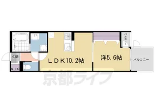仁王門ビレッジ【2階】の間取り