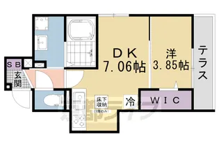 Villa riviere【1階】の間取り