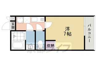 イーストコート東山【2階】の間取り