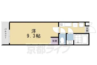 イーストコート東山【206号室】の間取り