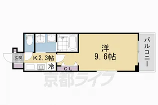 シンフォニーⅠ【207号室】の間取り