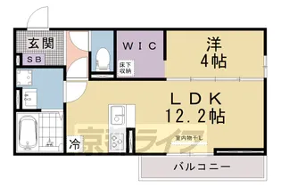 collina一里山【1階】の間取り