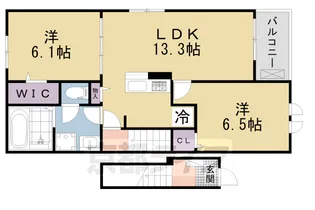 Tortue B【2階】の間取り