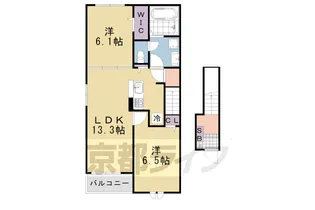 KT南丹【203号室】の間取り