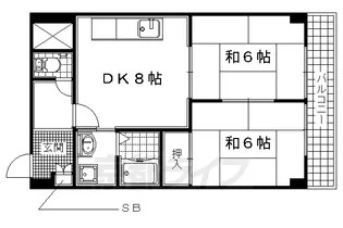 京都府宇治市小倉町【マンション】の間取り
