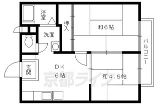 パナハイツ矢倉【101号室】の間取り