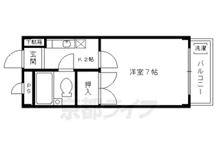 ワイズベース【301号室】の間取り