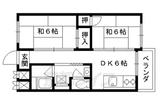 ベルメゾン【205号室】の間取り