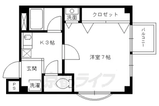 メゾン・ド・ジュネス【301号室】の間取り