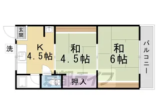 フォーブルタカイ【105号室】の間取り
