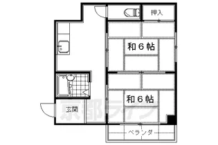 マルサクマンション【3-E号室】の間取り