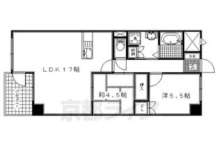 インペリアル明日香【606号室】の間取り