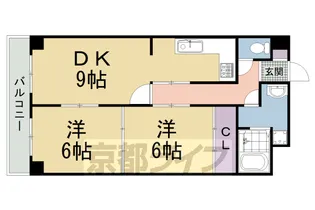 エミネンス善【4階】の間取り