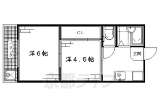 コート マザリ【18号室】の間取り