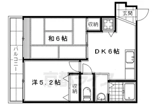 マンションハヤシビル【105号室】の間取り