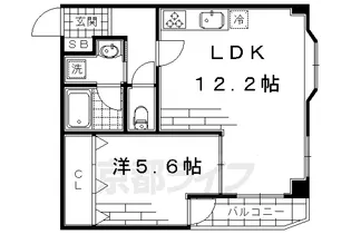 コミュニティー藤森【301号室】の間取り