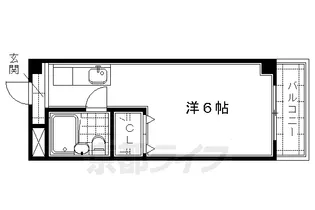 ランスロット桃山【308号室】の間取り