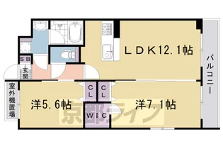 Bernina Palace 西院(ベルニナパレスサイイン)【301号室】の間取り