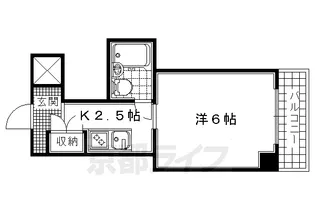 京都府宇治市宇治【マンション】の間取り