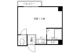 ウインライフ淀【301号室】の間取り