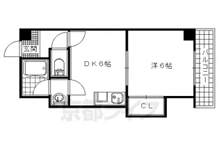 京都府宇治市小倉町【マンション】の間取り