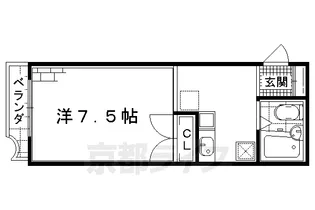 メゾン竹田【405号室】の間取り