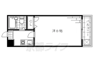 コーポサカモトⅡ【206号室】の間取り