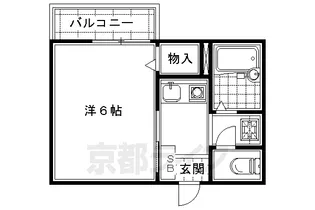 セジュール吉田【102号室】の間取り