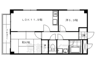 シャン・デ・リ【301号室】の間取り
