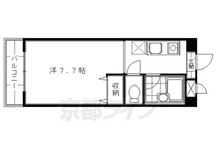 グレイスエビヤ【206号室】の間取り
