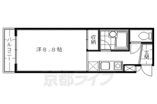 グレイスエビヤ【201号室】の間取り