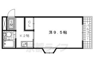 コート黄檗【310号室】の間取り