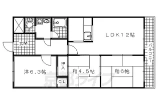 ラポート長谷川【3階】の間取り