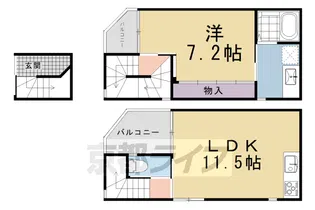 De machi maison【S2号室】の間取り