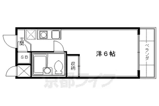 メゾン・ド・プラトー【405号室】の間取り