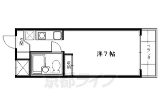 1Kの間取り画像