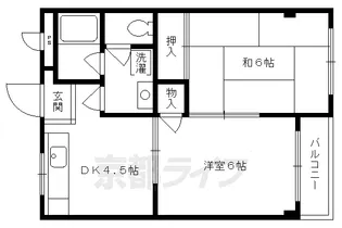 レジデンス京橋【305号室】の間取り